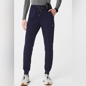 EUC Figs "Uman" relaxed scrub joggers in Navy Blue (PETITE) - S